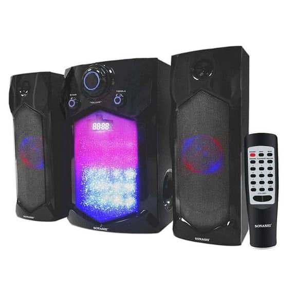 Sonashi 2.1 Ch Bluetooth Speaker With USB, SD Card Slot & Fm Radio Function 7.60kg – SHS-2107USRB Bluetooth Speakers "BAE" Charm Bracelet