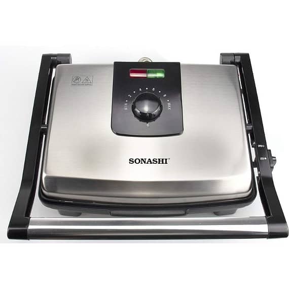 Sonashi 2000Watt Contact Grill, 4 Slice Press Grill – SGT-854N Household "BAE" Charm Bracelet