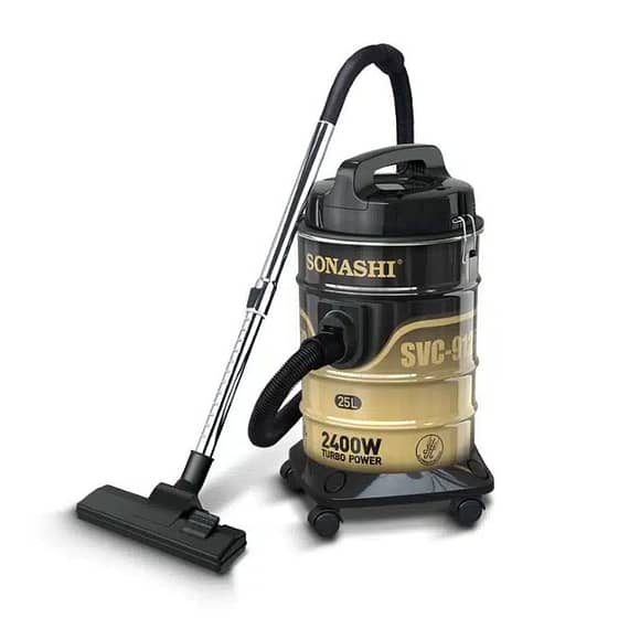 Sonashi 2400W 25L Drum Vacuum Cleaner Gold-Black Household "BAE" Charm Bracelet