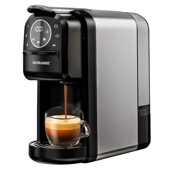 Sonashi 3 In 1 Multi-Function Espresso Coffee Machine Black-Grey Coffee Makers "BAE" Charm Bracelet