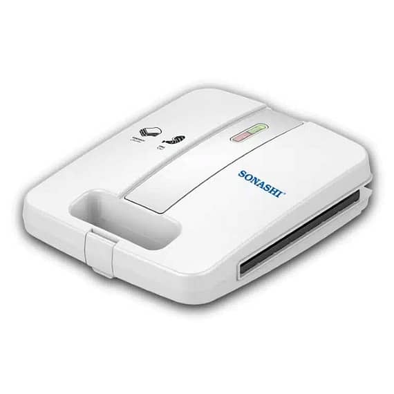 Sonashi 4 Slice Grill Maker 1200W, White – SGT-842 Household "BAE" Charm Bracelet