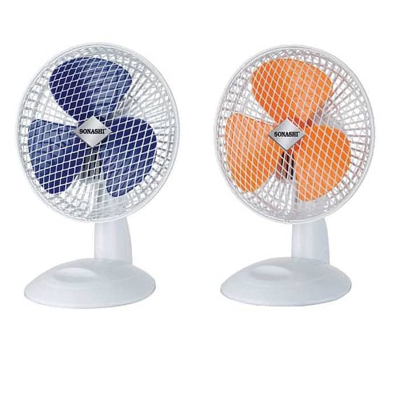 Sonashi 7InchDesk Fan Blue & Orange SF-8008-D Fans & Air Purifier "BAE" Charm Bracelet