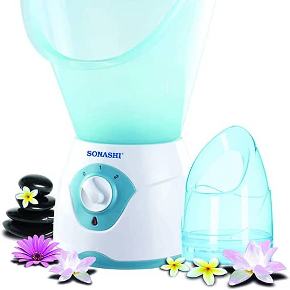 Sonashi Facial Sauna Steamer, Blue, SFS-001 Grocery "BAE" Charm Bracelet