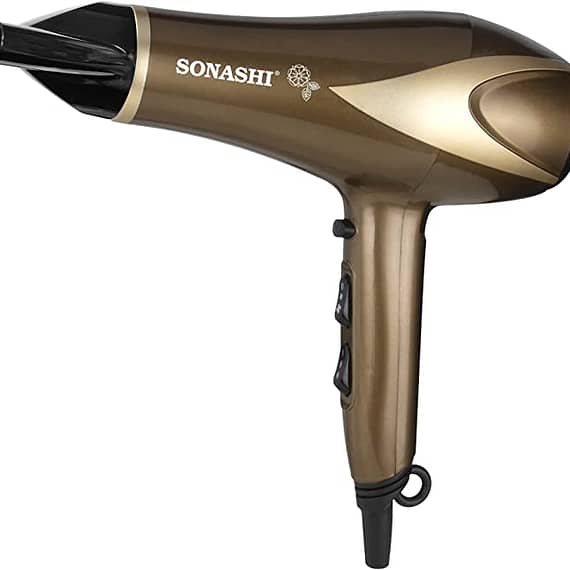 Sonashi Hair Dryer 2000W, Brown/Gold – SHD-5006 Household "BAE" Charm Bracelet
