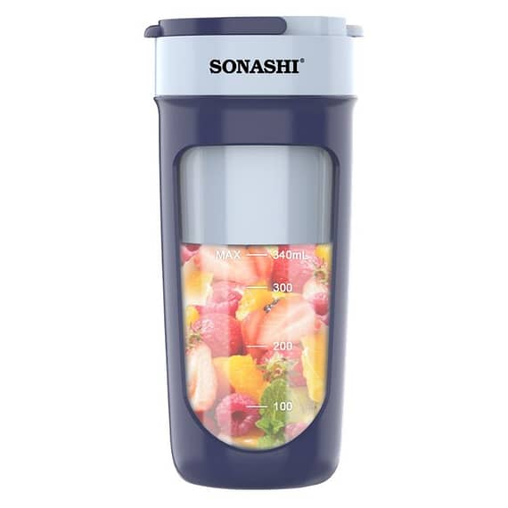 Sonashi Rechargeable Portable Blender Blue – SPB-294-Blu Blender & Mixer "BAE" Charm Bracelet
