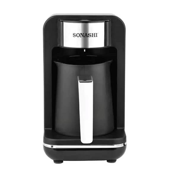 Sonashi Turkish Coffee Machine Black-Silver -500W Coffee Makers "BAE" Charm Bracelet