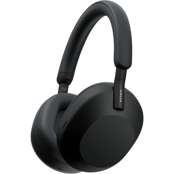 Sony WH-1000XM5 Noise Cancelling Wireless Headphones – Black Electronics "BAE" Charm Bracelet