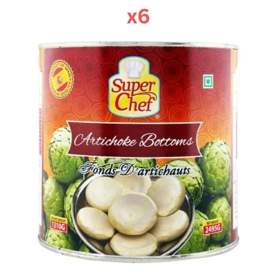 Super Chef Artichoke Bottoms 2500Gm (Pack Of 6) Dry Food "BAE" Charm Bracelet