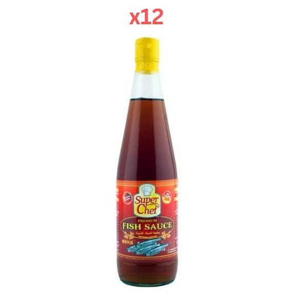 Super Chef Fish Sauce 700Ml (Pack Of 12) Dry Food "BAE" Charm Bracelet