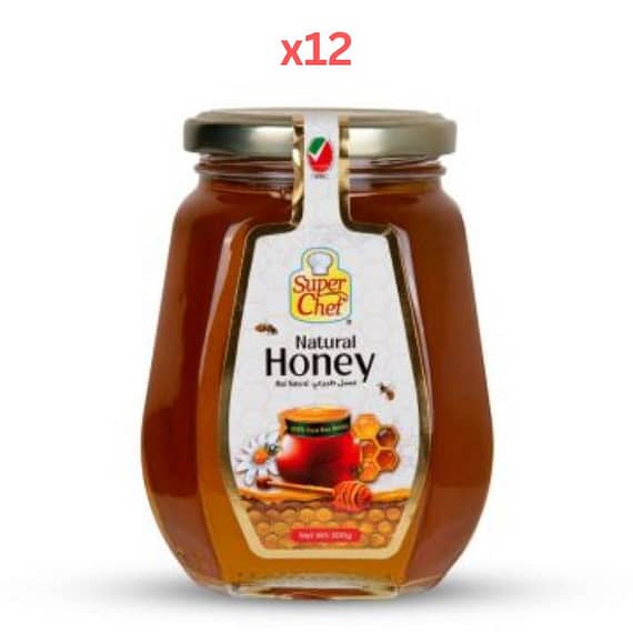 Super Chef Honey Pure 500Ml (Pack Of 12) Dry Food "BAE" Charm Bracelet