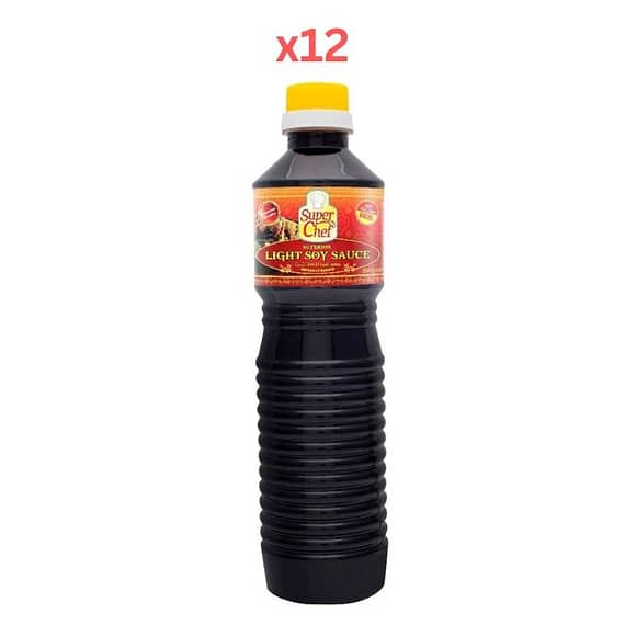 Super Chef Light Soya Sauce 640Ml (Pack Of 12) Dry Food "BAE" Charm Bracelet