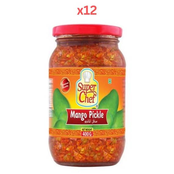 Super Chef Mango Pickle 400Gm (Pack Of 12) Dry Food "BAE" Charm Bracelet