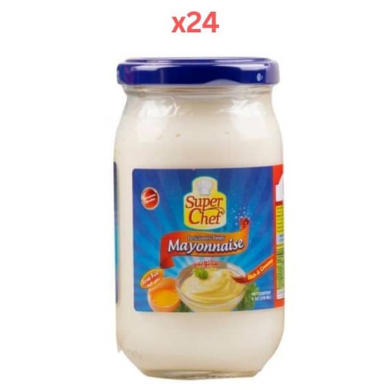 Super Chef Mayonnaise 8 Oz (Pack Of 24) Dry Food "BAE" Charm Bracelet