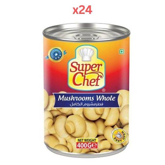 Super Chef Mushroom Whole 400Gm (Pack Of 24) Dry Food "BAE" Charm Bracelet