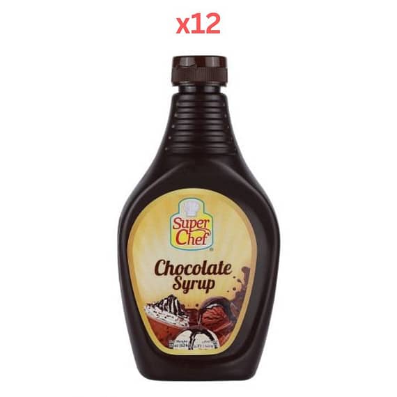 Super Chef Syrup Chocolate 624Gm (Pack Of 12) Dry Food "BAE" Charm Bracelet