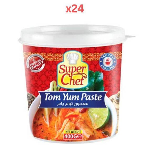 Super Chef Tom Yum Paste 400Gm (Pack Of 24) Dry Food "BAE" Charm Bracelet