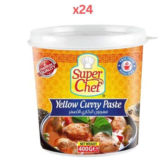 Super Chef Yellow Curry Paste 400Gm (Pack Of 24) Dry Food "BAE" Charm Bracelet