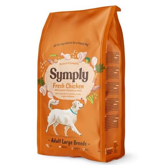 Symply Adult Large Breed Chicken Dry Dog Food 12Kg Bulk Buy "BAE" Charm Bracelet