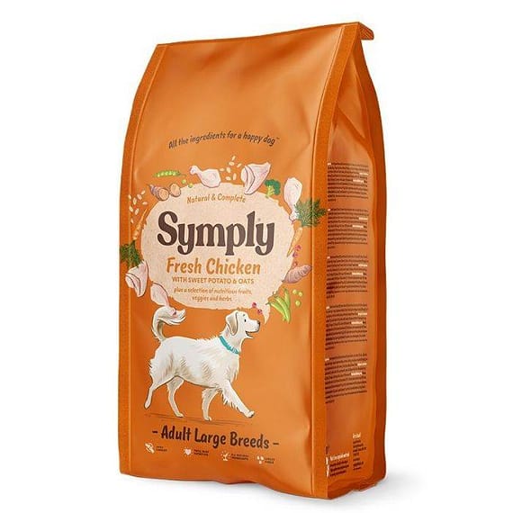 Symply Fresh Chicken Adult Large Breeds Dry Dog Food 12Kg Dog Food "BAE" Charm Bracelet