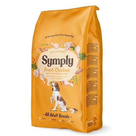 Symply Fresh Chicken All Adult Breeds Dry Dog Food 12Kg Dog Food "BAE" Charm Bracelet