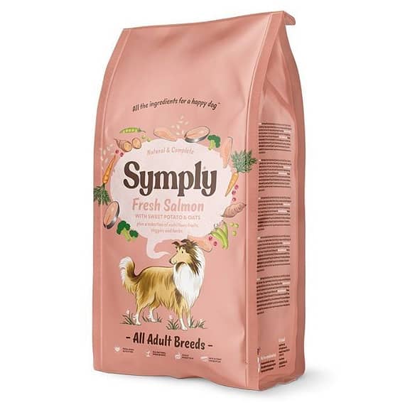 Symply Fresh Salmon All Adult Breeds Dry Dog Food 2Kg Dog Food "BAE" Charm Bracelet