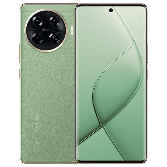 Tecno Spark 20 Pro Plus, 256GB 8GB, Magic Skin Green , 4G Mobiles "BAE" Charm Bracelet