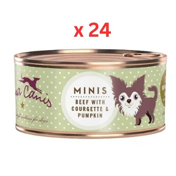 Terra Canis Minis Beef Dog Wet Food 100G X 24 Dog Food "BAE" Charm Bracelet