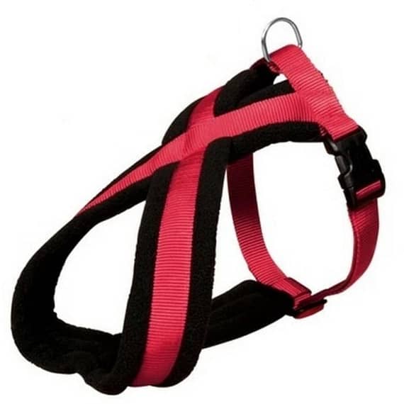 Trixie Premium Touring Red Harness For Dogs M-L Collars & Harnesses "BAE" Charm Bracelet