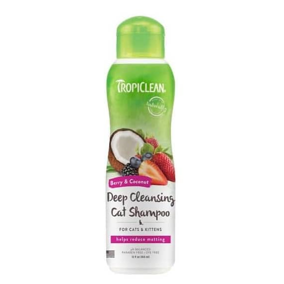 Tropi Clean Berry & Coconut Deep Cleansing Shampoo For Cats And Kittens, 12oz Grooming Supplies "BAE" Charm Bracelet