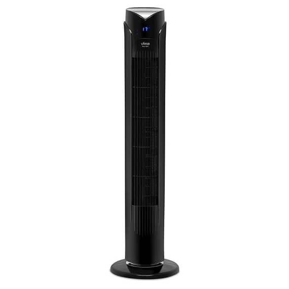 UFESA Tower Fan With Wi-Fi Control & Remote, 12 Hour Timer Function, Bladeless Powerful With 3 Speeds Settings, Standing Oscillating Fan For Home, Bedroom & Office Fans & Air Purifier "BAE" Charm Bracelet