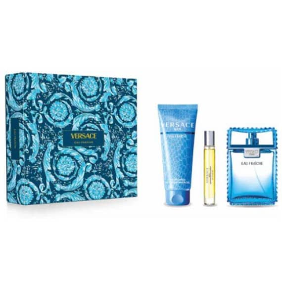 Versace Eau Fraiche (M) Edt 100Ml + 10Ml + 150 Sg Set Gift Sets "BAE" Charm Bracelet