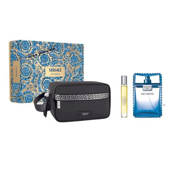 Versace Eau Fraiche (M) Edt 100Ml + 10Ml + Pouch Set Gift Sets "BAE" Charm Bracelet