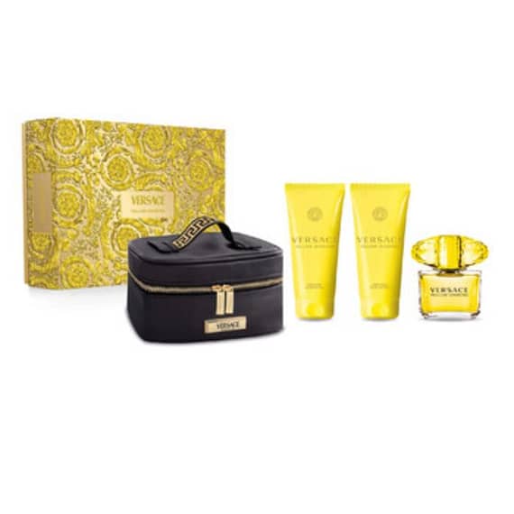 Versace Eros Pour Femme (W) Edt 100Ml + 100 Sg + 100 Sg + Pouch Set Gift Sets "BAE" Charm Bracelet