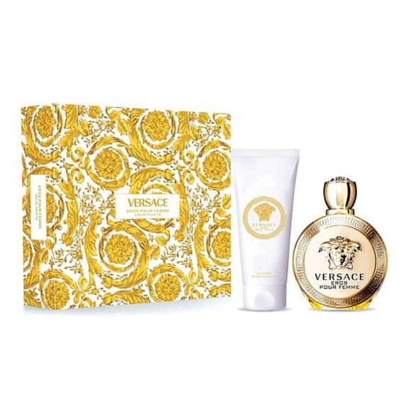 Versace Eros Pour Femme (W) Edt 100Ml + 150 Bl Set Gift Sets "BAE" Charm Bracelet