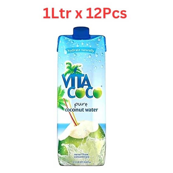 Vita Coco Coconut Water (Pack Of 12 X 1Ltr) Beverages "BAE" Charm Bracelet