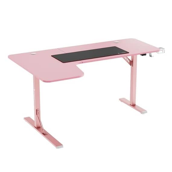 WJ Coolman L Shaped Gaming Desk 903 RGB Pink Gaming & Consoles "BAE" Charm Bracelet
