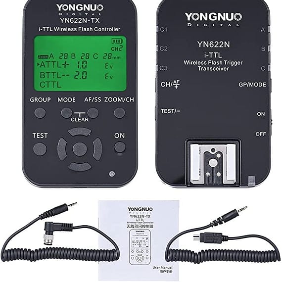 Yongnuo Yn622N-Kit Wireless Remote Control 100M I-Ttl Flash Trigger Transceiver Pair Kit For Nikon D70 D80 D90 D200 D300 Dslrs, B08138RRFX Electronics "BAE" Charm Bracelet