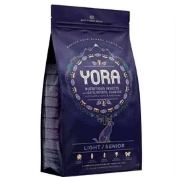 Yora Pet Foods Insect Protein Light Senior Dry Dog Food – 12Kg Dog Food "BAE" Charm Bracelet