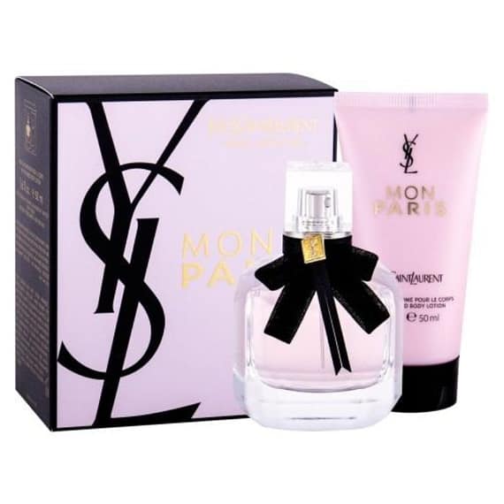 Yves Saint Laurent Mon Paris (W) Edp 50Ml + 50 Bl Travel Set Gift Sets "BAE" Charm Bracelet