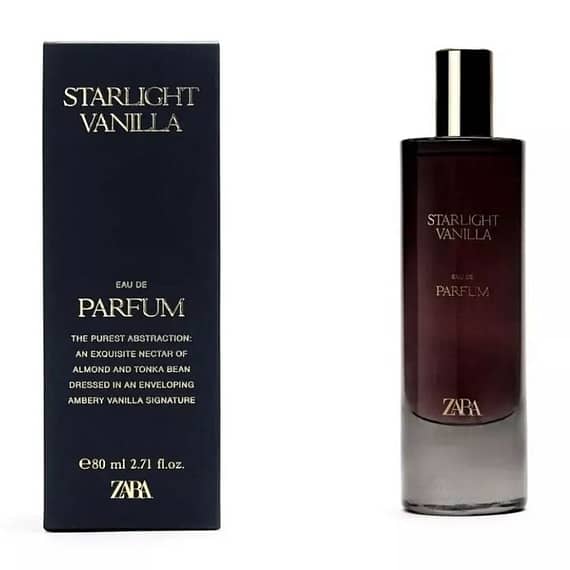 Zara Starlight Vanilla (W) Edp 80Ml Perfumes "BAE" Charm Bracelet