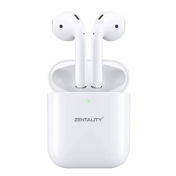 Zentality True Wireless Earbuds Ultra Concise II Zentality E-11 – White Electronics "BAE" Charm Bracelet