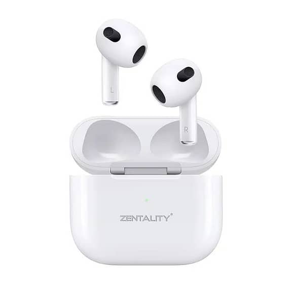 Zentality True Wireless Earpods Ultra Concise III Zentality E-28 – White Electronics "BAE" Charm Bracelet