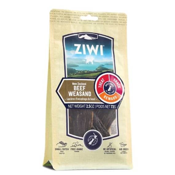 Ziwi Peak Beef Weasand Dog Treats 72G Dogs Treats "BAE" Charm Bracelet