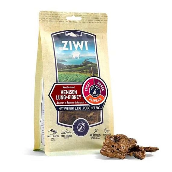 Ziwi Peak Venison Lung & Kidney Dog Treats 60G Dogs Treats "BAE" Charm Bracelet