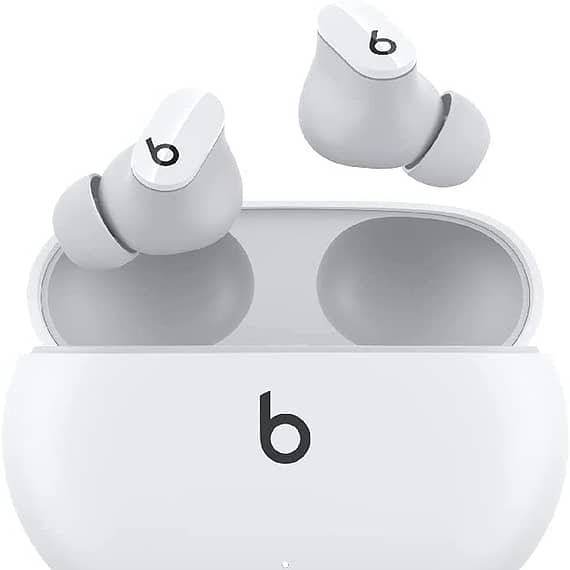 beats Studio Buds True Wireless Noise Cancelling Earphone , White Electronics "BAE" Charm Bracelet