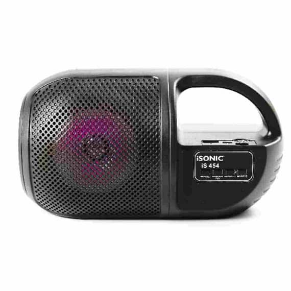 iSonic Rechargeable Bazooka Speaker-(Black)-(iS 454) Bluetooth Speakers "BAE" Charm Bracelet