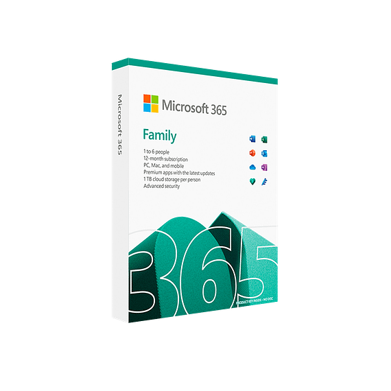 Microsoft 365 Family (Office 365 Family) – Product Key – Microsoft 365 Licences IT 5060987821352
