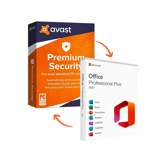 Office 2021 Pro Plus + Avast Premium Security – Bundle – Family Software Bundle Family Software Bundle "BAE" Charm Bracelet