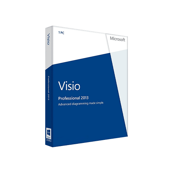 Visio 2013 Professional – Product Key – Microsoft Visio Licences – Download and Digital Licence Activation IT 5060987821284