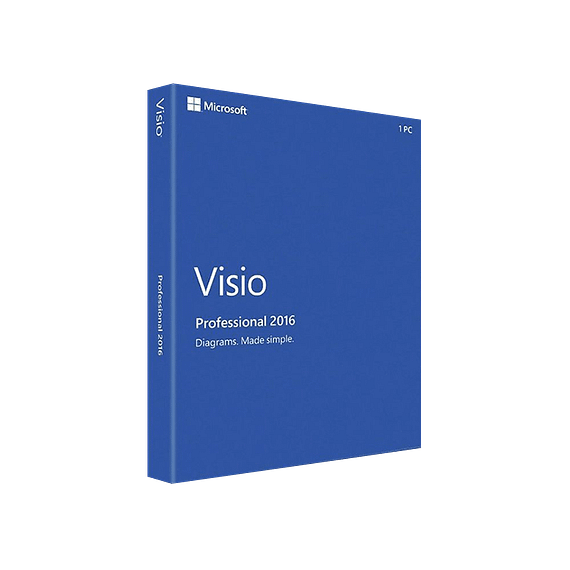 Visio 2016 Professional – Product Key – Microsoft Visio Licences – Download and Digital Licence Activation IT 5060987821277